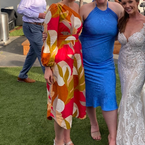 Rebecca Vallance Sangria Print One-Shouldered Midi Dress - Picture 6 of 6